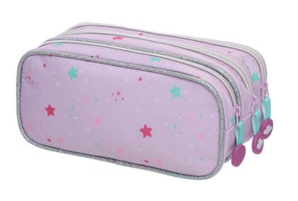 Imagem de Estojo Escolar Triplo Lilica Ripilica Vem Com a Gente Feminino