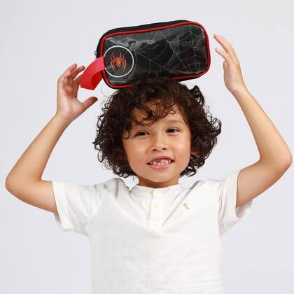 Imagem de Estojo Infantil Escolar Duplo Reforçado Premium Menino Masculino Sereia Cristal Juvenil Grande