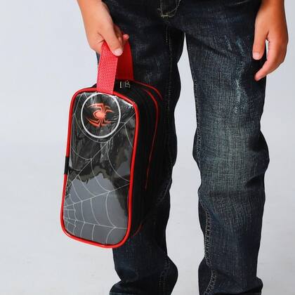Imagem de Estojo Infantil Escolar Duplo Reforçado Premium Menino Masculino Sereia Cristal Juvenil Grande