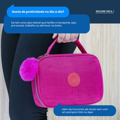 Imagem de Estojo Infantil Grande Box Organizador Escolar Jumbo Unissex