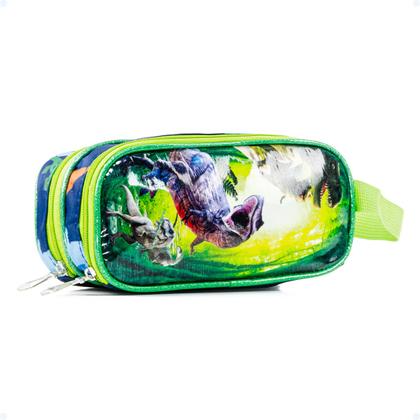 Imagem de Estojo Infantil Grande Jumbo Box Duplo Compartimento Escola