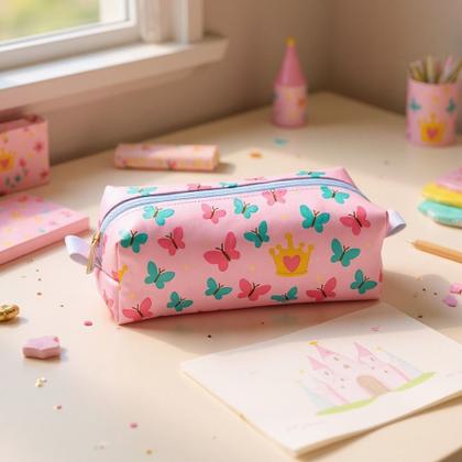 Imagem de Estojo Infantil para Escola Canetas Lápis Material Escolar