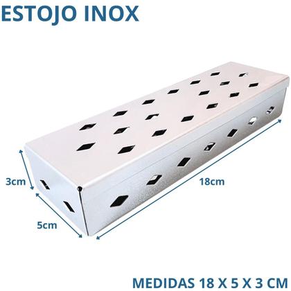 Imagem de Estojo Inox Perfurado Esterilização Em Autoclave