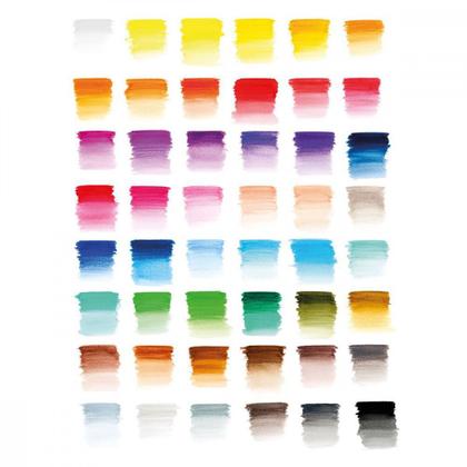 Imagem de Estojo Lápis Aquarelável Studio Collection Winsor & Newton 50 Peças