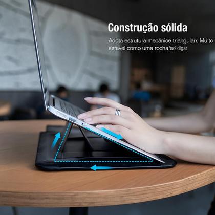 Imagem de Estojo Luva Case 3 Em 1 Para Macbook Notebook 14 Pol Nillkin Couro