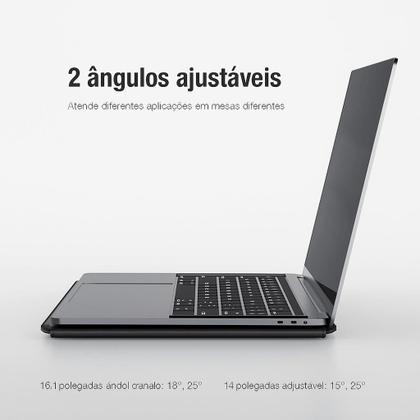 Imagem de Estojo Luva Case 3 Em 1 Para Macbook Notebook 14 Pol Nillkin Couro