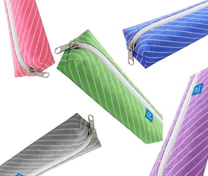 Imagem de Estojo Nylon Escolar Spiro Pequeno Colorido Com Zíper Cis A Escolha