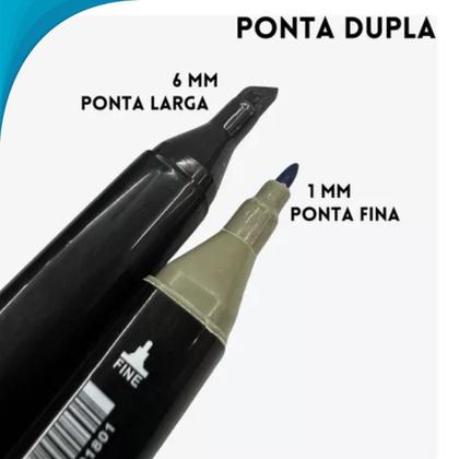 Imagem de Estojo Organizador Com Canetinhas Peças Cores Intensas Ideal Para Crianças Pronta Entrega