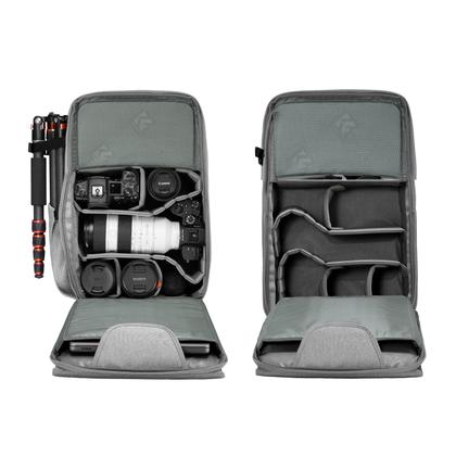 Imagem de Estojo para Câmera K&F Concept 22L com Capa de Chuva - Acomoda Laptop de 15,6"