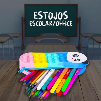 Imagem de Estojo pop it bichinhos antistresse