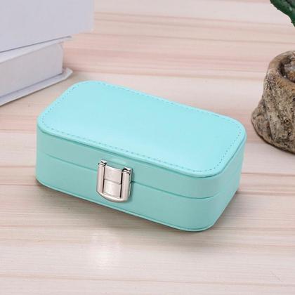 Imagem de Estojo Porta Joias Prático com Divisória para Brincos Click