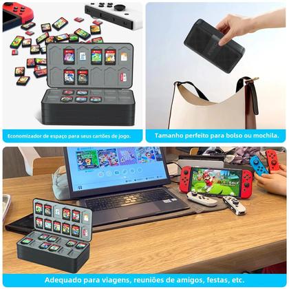 Estojo Protetor Para Cartões De Jogo Nintendo Switch OLED 96