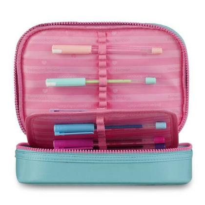 Imagem de Estojo Rebecca Bonbon 100 Pens porta lápis com 36 elásticos