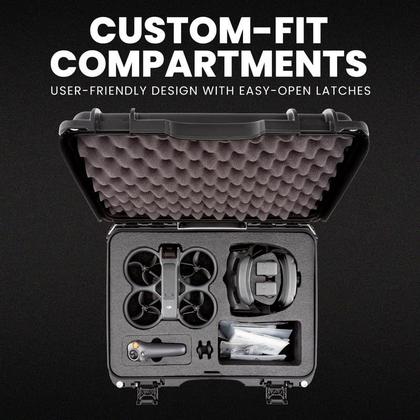 Imagem de Estojo Rígido Impermeável NANUK 925 com Espuma para DJI Avata 2 Fly More Combo - Preto