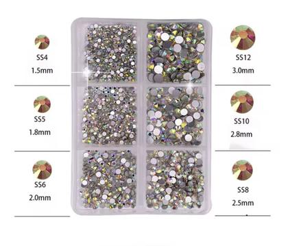 Imagem de Estojo Strass Swarovisk Alto Brilho Unhas Decoradas Maquiagem