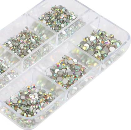 Imagem de Estojo Strass Swarovisk Alto Brilho Unhas Decoradas Maquiagem