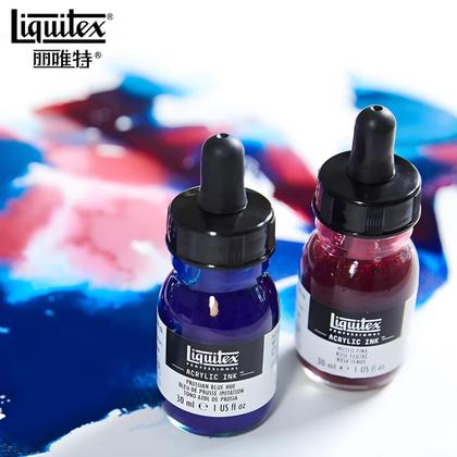 Imagem de Estojo Tinta Acrílica Ink Liquitex 30ml Metálicas C/6 Cores