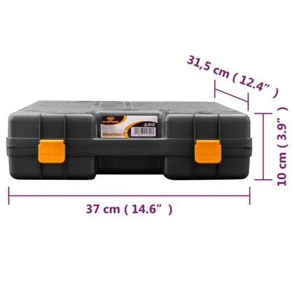 Imagem de Estojos para máquinas vidaXL em preto e amarelo universais, 2 peças