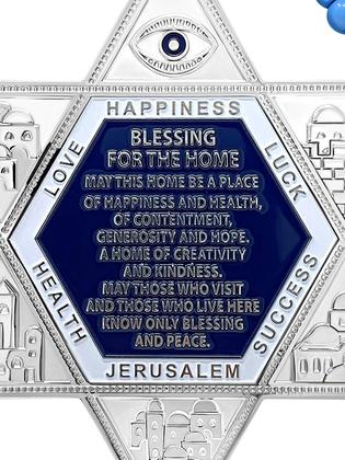 Imagem de Estrela de David judia pendurada na parede abençoando meus estilos diários