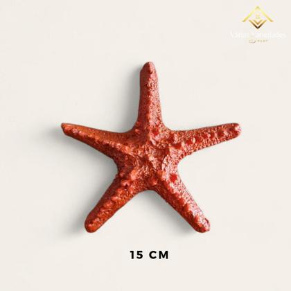 Imagem de Estrela do Mar Laranja 15 cm Estilo Boho Chic, Rústico e Tropical VÁRIAS VARIEDADES