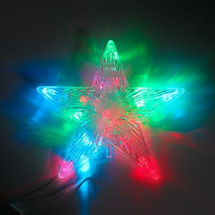 Imagem de Estrela LED Ponteira Para Arvore De Natal Com Tomada