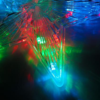 Imagem de Estrela LED Ponteira Para Arvore De Natal Com Tomada