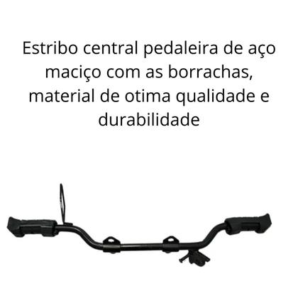 Imagem de Estribo Pedal Apoio Completo Cg 150 Titan 2004 Até 2008