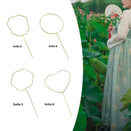 Imagem de Estrutura De Ventilador Tradicional Chinês DIY Em Osso Para Cosplay, Casamento E Decoração De