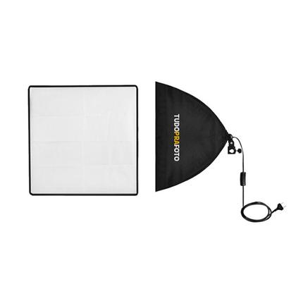 Imagem de Estúdio de Iluminação Foto e Vídeo Luz Contínua com Softbox 50x50 + Tripé