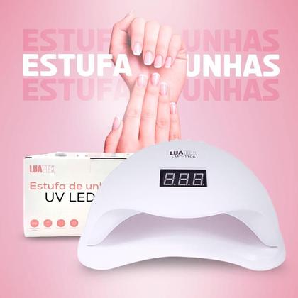 Imagem de Estufa de Unha UV LED 48W Bivolt com Sensor Automático e 24 LEDs