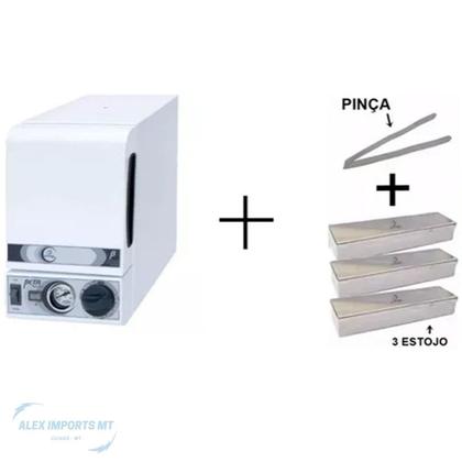 Imagem de Estufa Esterilizadora Beta de 4 Litros Odontécnica 3 Estojos