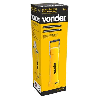 Imagem de Estufa para Eletrodo 5kg 60 a 110V DC - 220V AC Vonder 7299005000