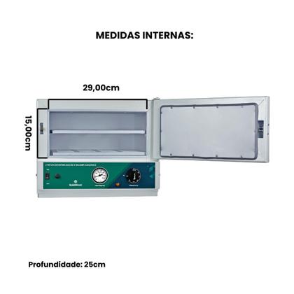 Estufa Secagem E Esterilização Analógica Solidsteel Ssa 11L Imagem de Estufa Secagem E Esterilização Analógica Solidsteel Ssa 11L