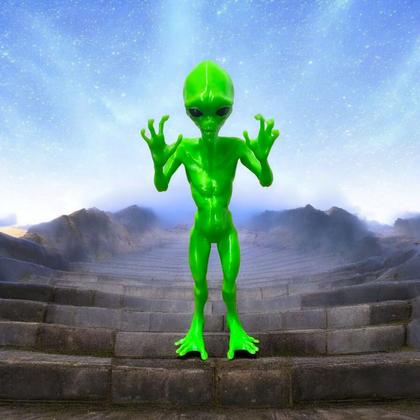 Imagem de Et Alien Extraterrestre Alienígena Decorativo Colecionável 16cm