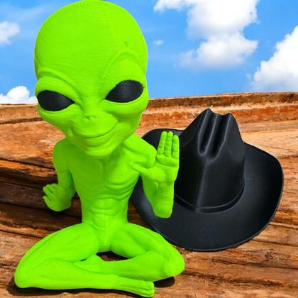 Imagem de Et Alien Sentado Cowboy