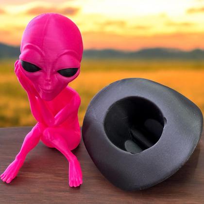 Imagem de Et Alien Sentado Cowboy