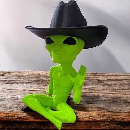 Imagem de Et Alien Sentado Cowboy