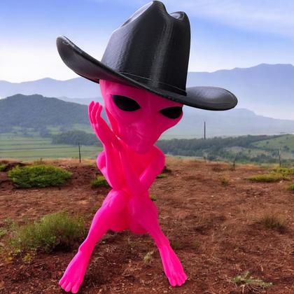 Imagem de Et Alien Sentado Cowboy