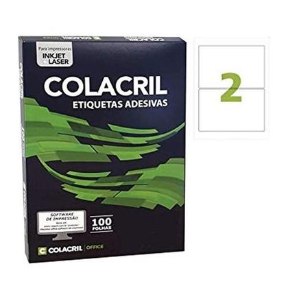 Imagem de ETIQUETA ADESIVA COLACRIL CA4368 143,4x199,9x1 C/ 100FOLHAS
