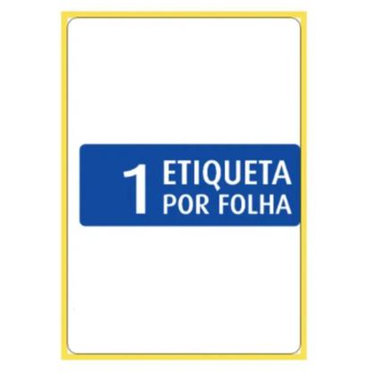 Imagem de Etiqueta Inkjet Laser A4 367 21,0x2,97 Mm Com 100fls