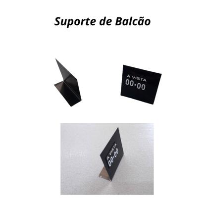 Imagem de Etiqueta Magnética Porta Preço Imã Base