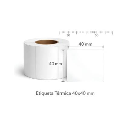 Imagem de Etiqueta Termica 40x40 Balanaça Toleto Prix 6 Touch 20 Rolos