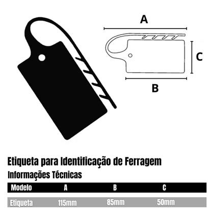 Imagem de Etiquetas para Identificação de Ferragens Construção 20 UN