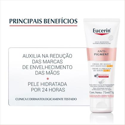 Imagem de Eucerin Anti-Pigment Creme de Mãos Fps 30 75ml