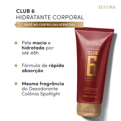 Imagem de Eudora Club 6 Spotlight Loção Hidratante Desodorante Corporal 200ml