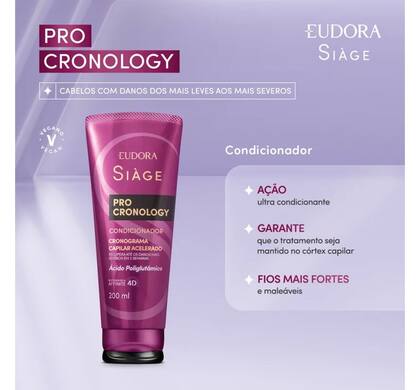 Imagem de Eudora Condicionador Siàge Pro Cronology 200ml