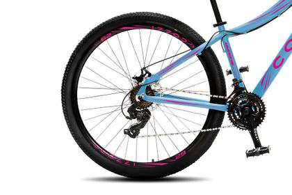 Imagem de Eudora em Alumínio Quadro Rebaixado (15,5), Alavancas EZ-FIRE STEF500 SHIMANO, Aro 29 Aero, 36 Raias, Freios a Disco Dianteiro e Traseiro, Câmbio Traseiro SHIMANO TOURNEY TY300 21V