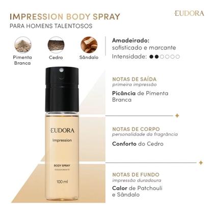 Imagem de Eudora Impression Body Spray Masculino 100ml