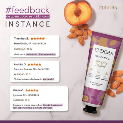 Imagem de Eudora Instance Ameixa e Praliné Creme Para Mãos 30g