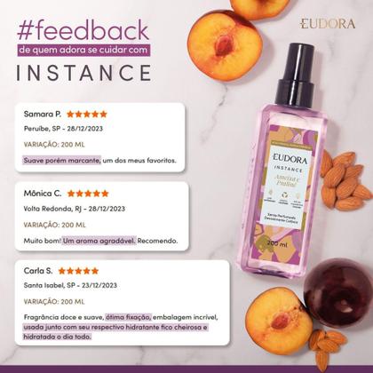 Imagem de Eudora Instance Ameixa e Praliné Spray Perfumado 200ml